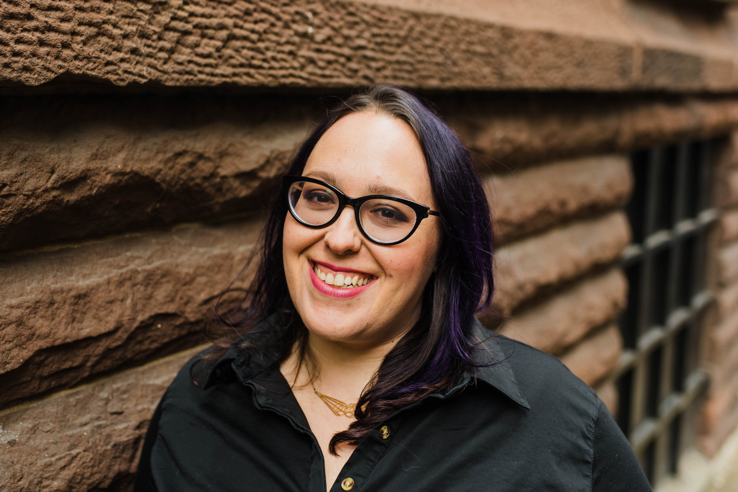 Writer Tamar needed some updated headshots for her job, but she also wanted to show off her killer purple hair!